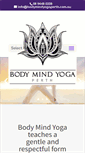 Mobile Screenshot of bodymindyogaperth.com.au